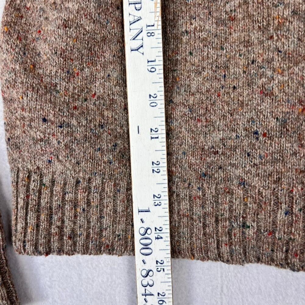 Vintage Robert Bruce Sweater Mens M Wool Red Blue Geometric Pattern Heavyweight - Picture 9 of 13